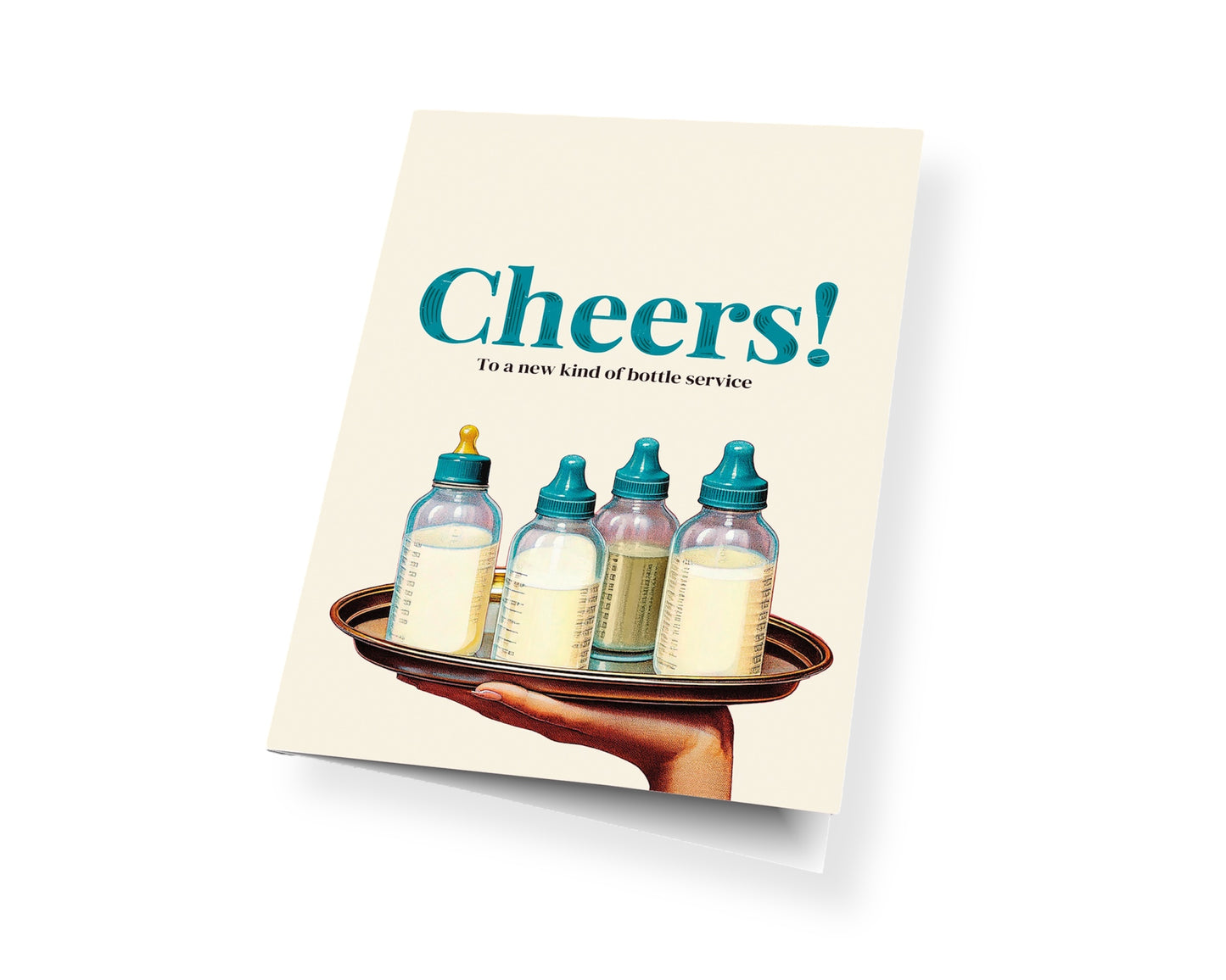 Midnight Bottle Service - Baby Shower Greeting Card