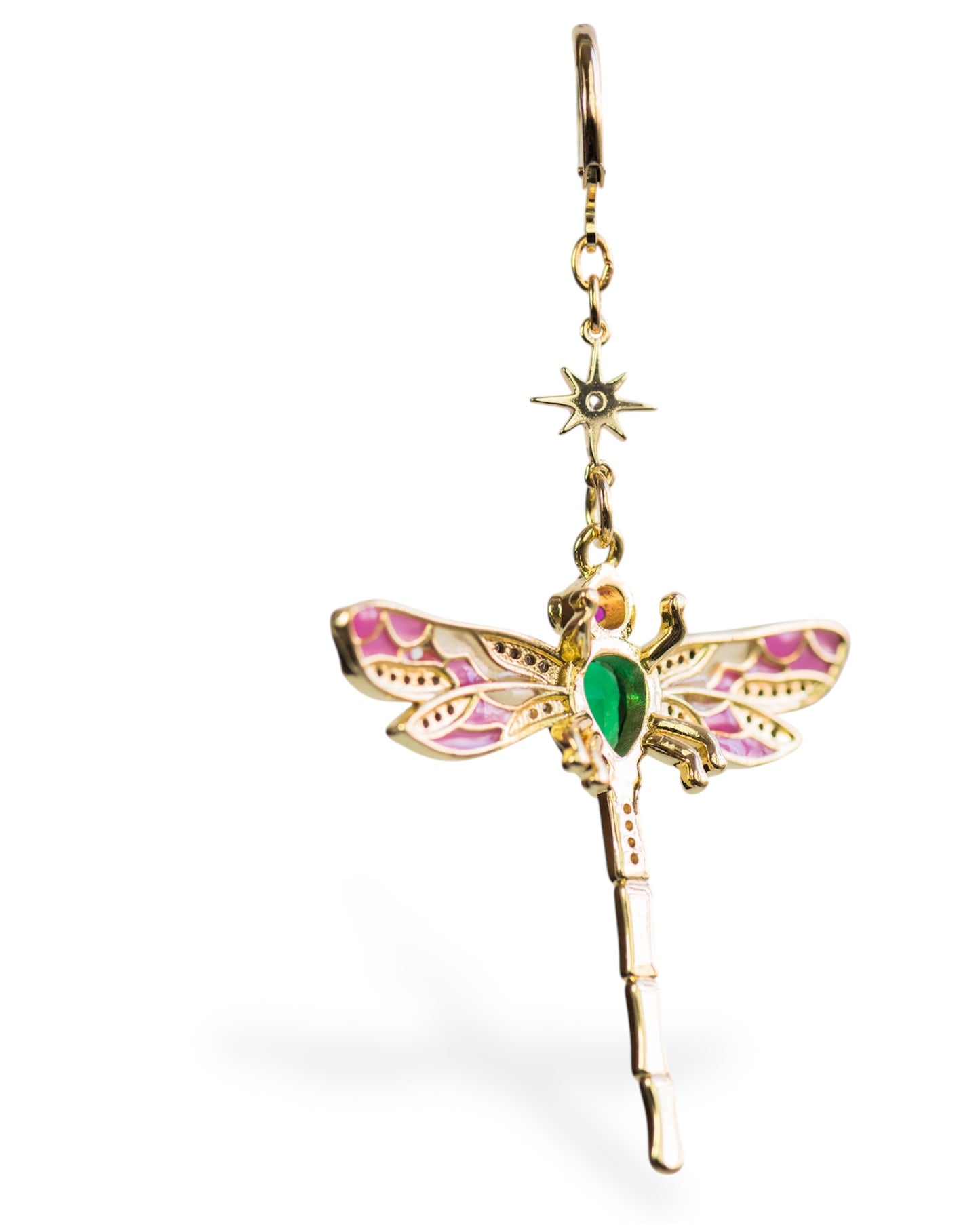 Mystical Dragonfly Statement Earrings