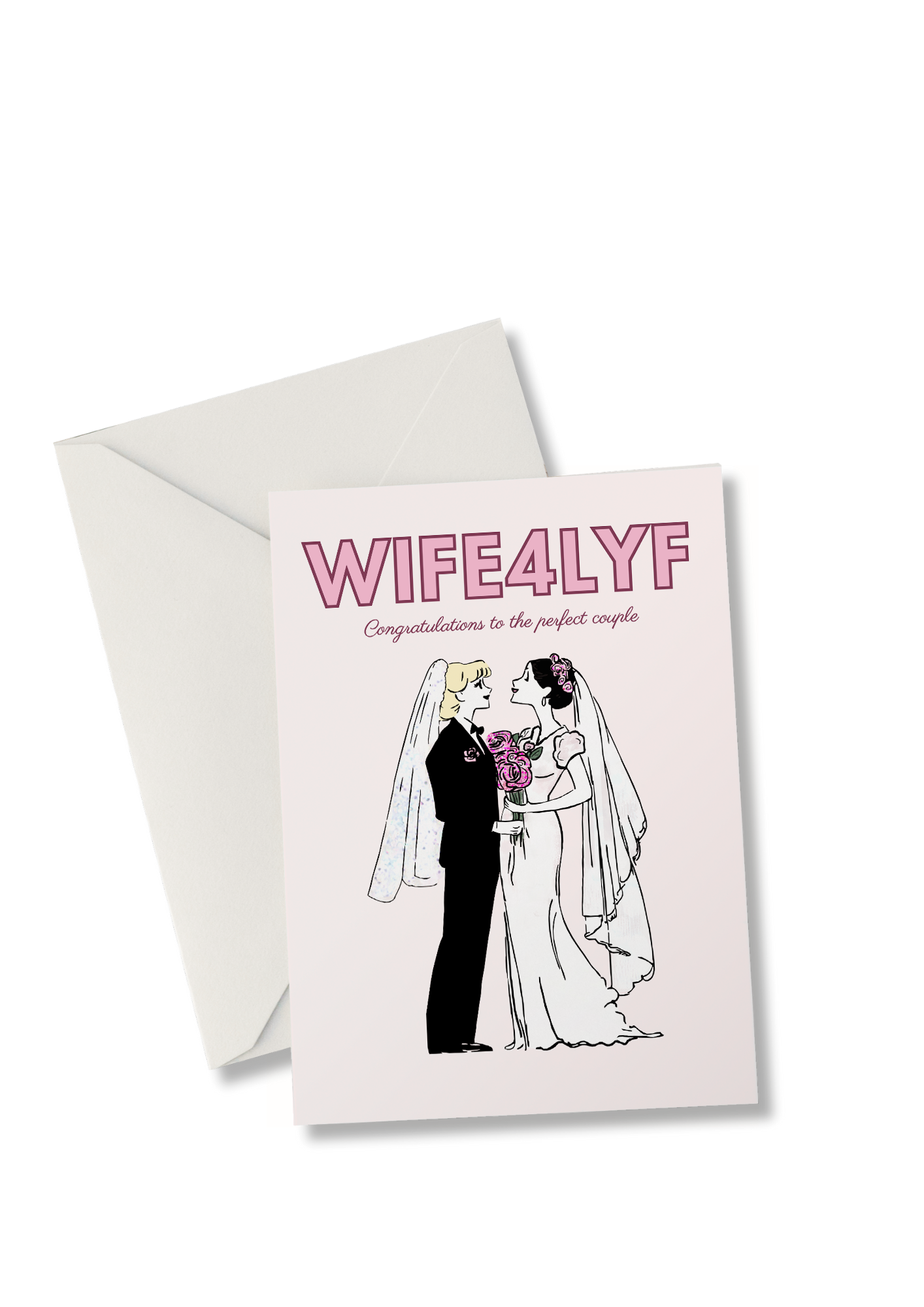 WIFE4LYF - Wedding Greeting Card