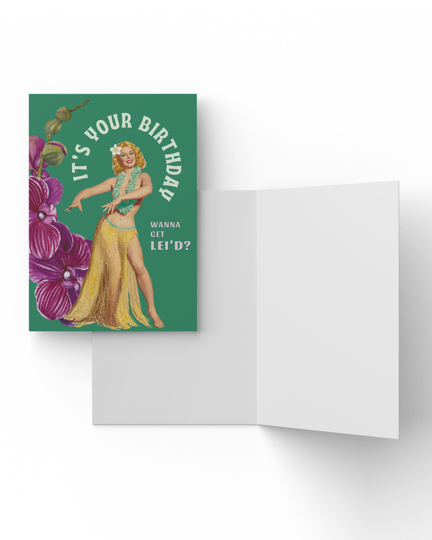 Get Lei'd - Birthday Greeting Card