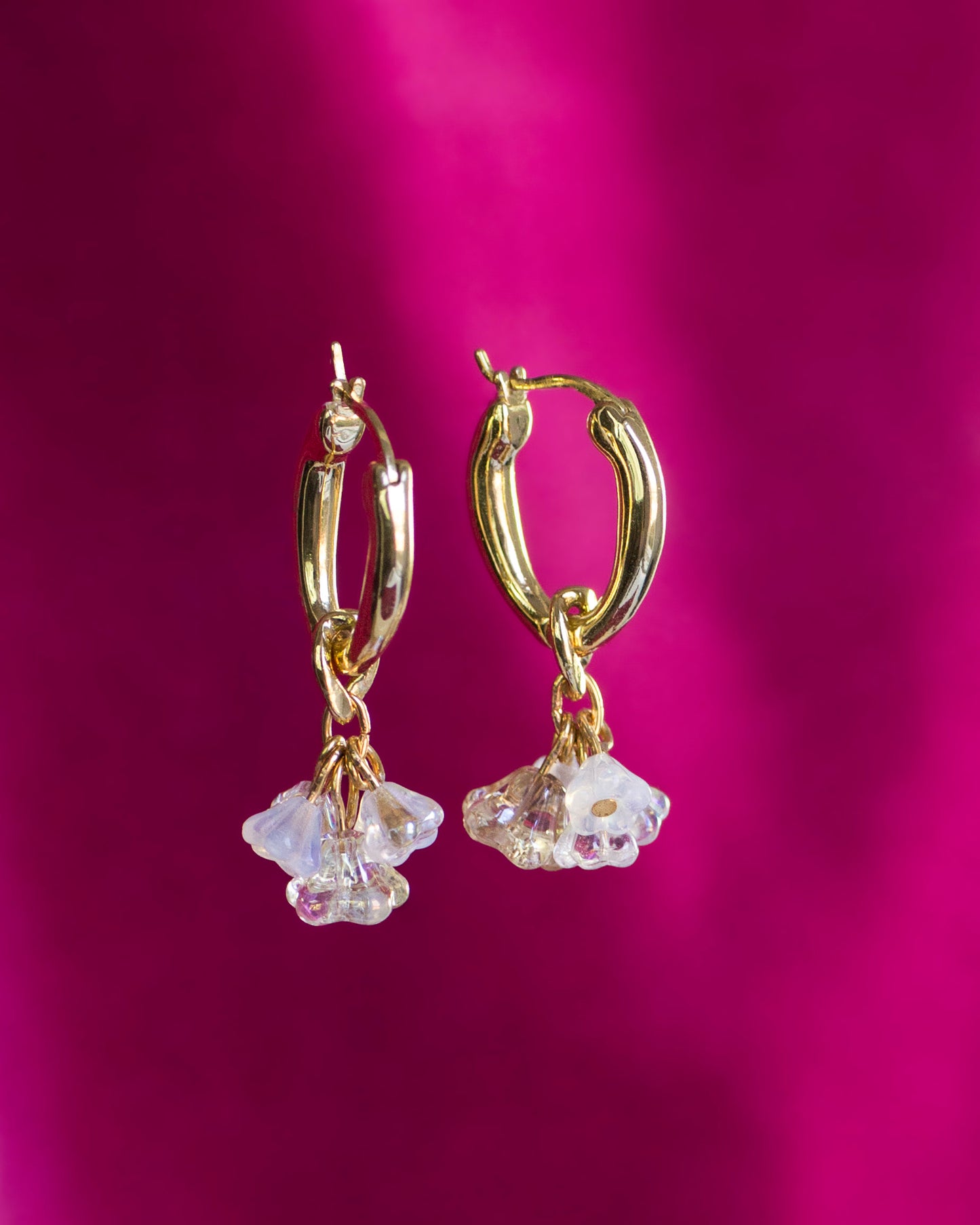 Bridal Signature Flower Drop Earrings