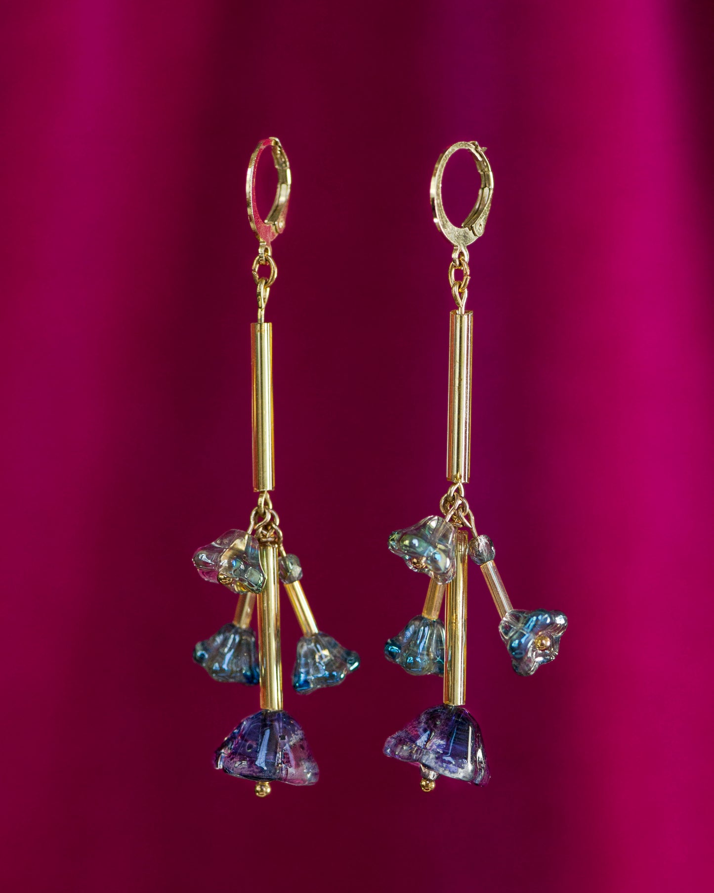 Winter Bouquet Drop Earrings