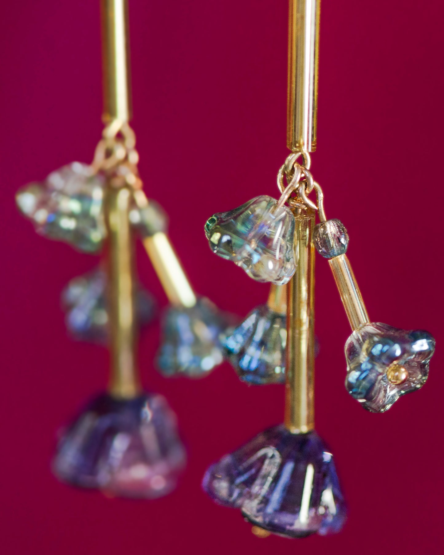 Winter Bouquet Drop Earrings