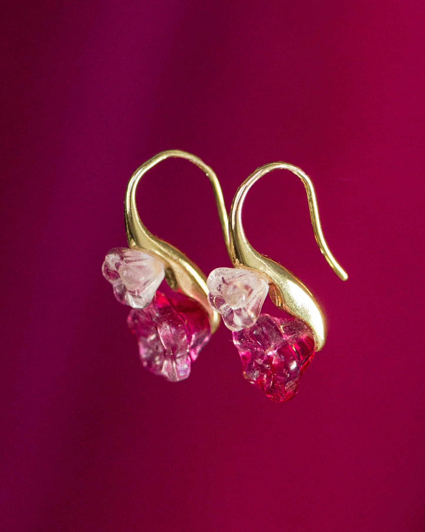 Charlotte Ruby Drop Earrings