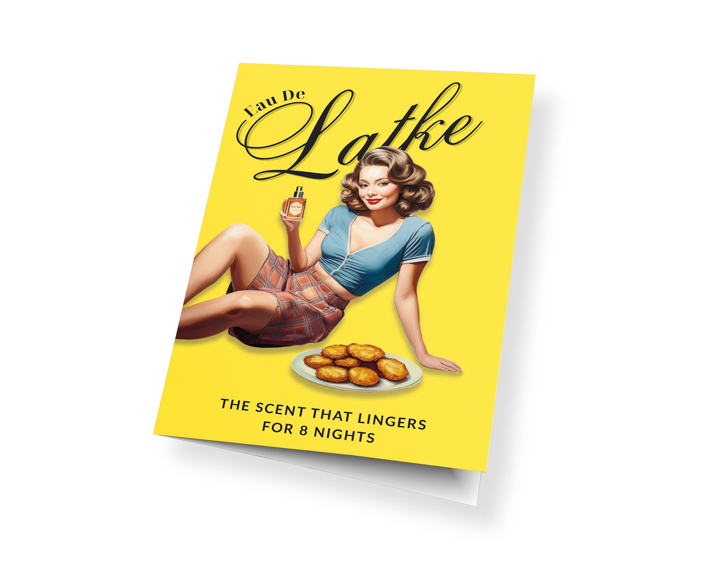 Eau de Latke - Hanukkah Card