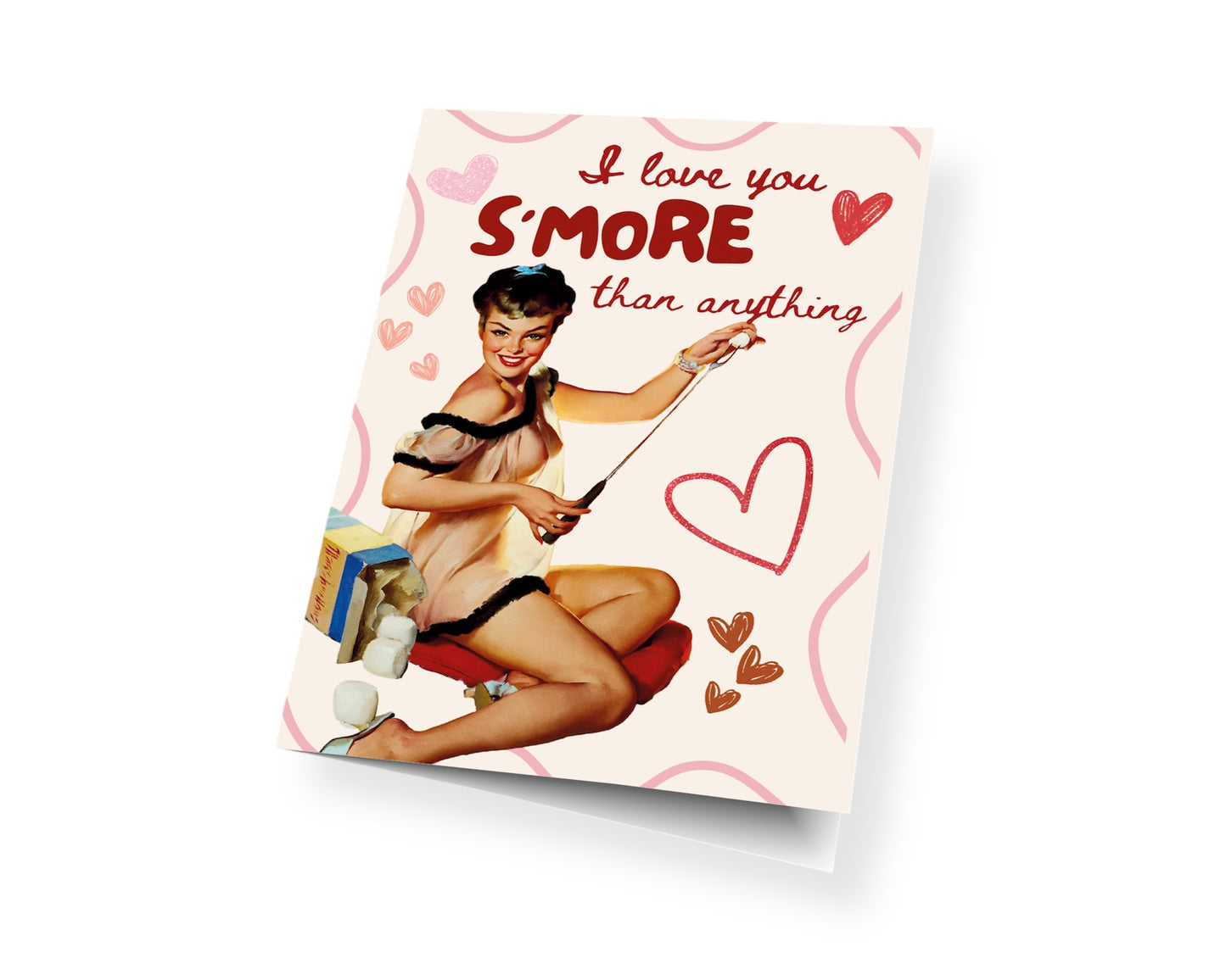 I Love You S'More - Greeting Card