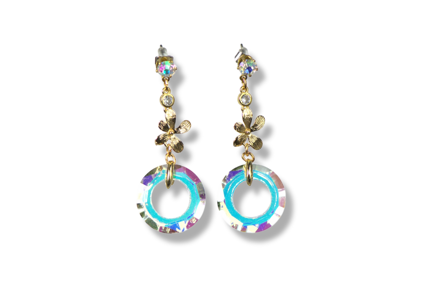 Electric Flower Drop Earrings