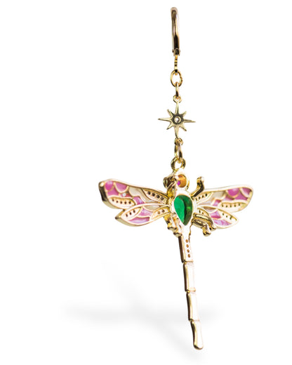Mystical Dragonfly Statement Earrings