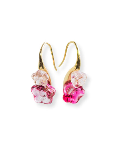 Charlotte Ruby Drop Earrings
