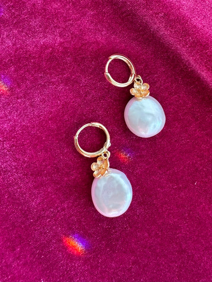 Baroque Bloom Hoops