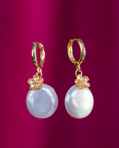 Baroque Bloom Hoops