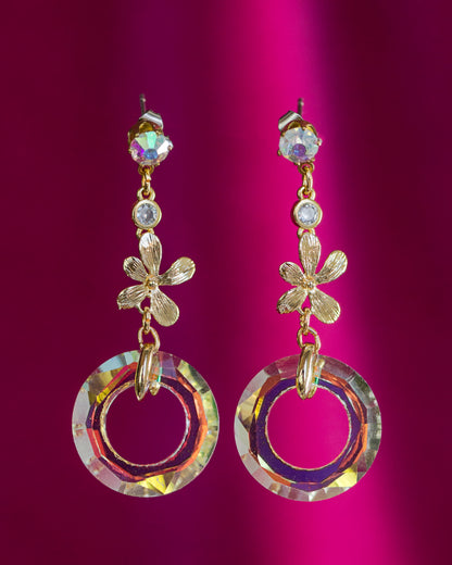 Electric Flower Drop Earrings