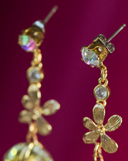 Electric Flower Drop Earrings