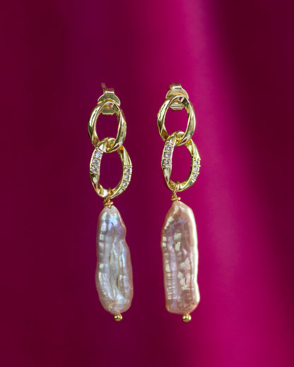 Vaishna Pearl Drop Earrings