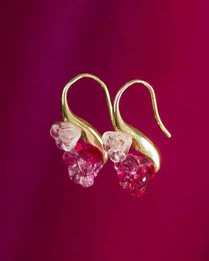 Charlotte Ruby Drop Earrings