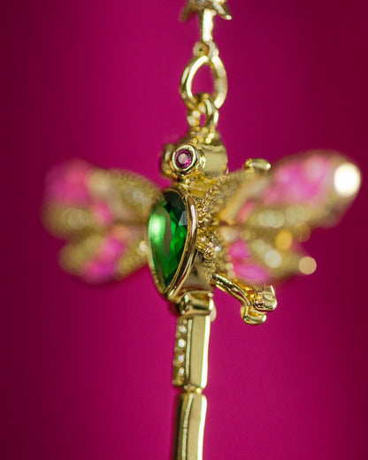 Mystical Dragonfly Statement Earrings
