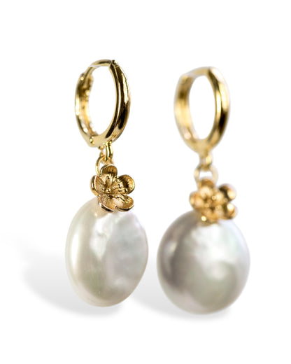 Baroque Bloom Hoops