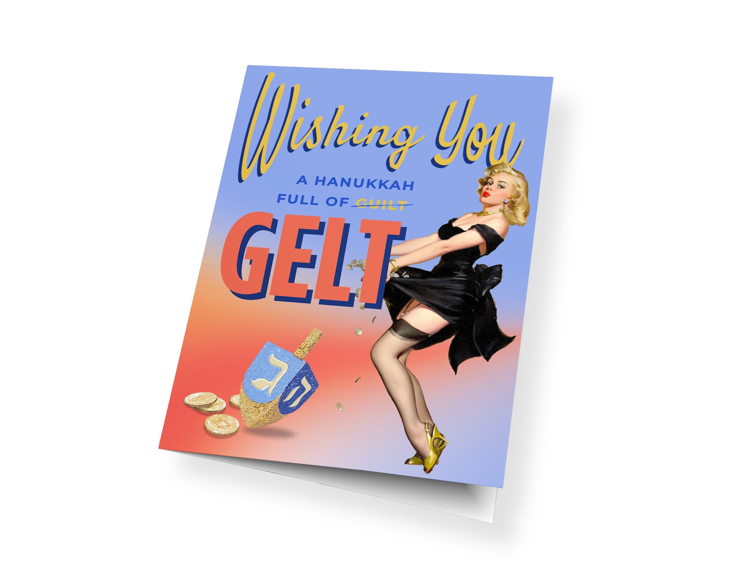Wishing You Gelt - Hanukkah Card
