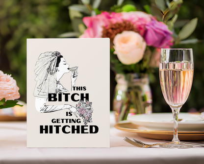 Getting Hitched - Greeting Card