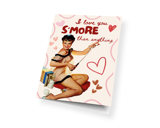 I Love You S'More - Greeting Card